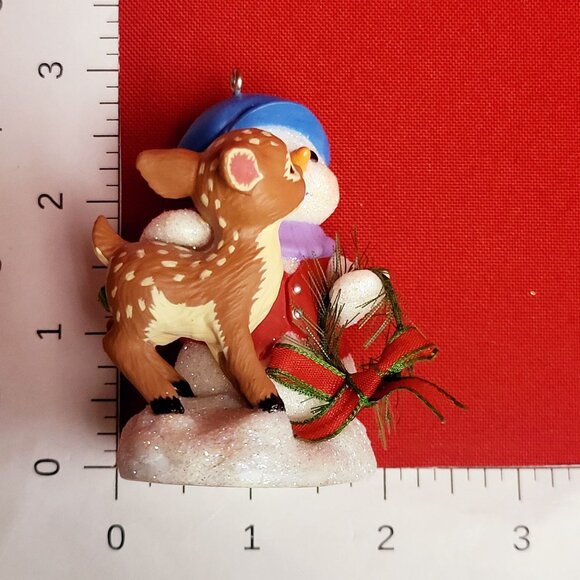 Hallmark Snow Buddies 2004 Christmas Snowman Reindeer Ornament - Picture 10 of 13
